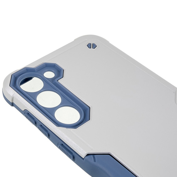 Husă blindată pentru Samsung Galaxy S23 Plus, Dual-Layer, alb