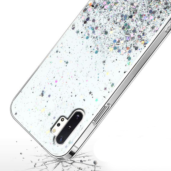 Huse pentru Samsung Galaxy Note 10 Plus, Glittery, transparentă