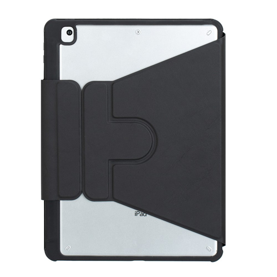 Husă pentru tastatură pentru iPad 11" 2025 A16 (11 gen.) / iPad 10.9" 2022 (10 gen.), Rotary 360° Leather, negru