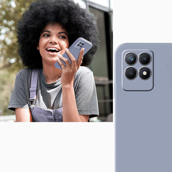 Husa pentru Realme 8i, Silicone Lite, lavanda