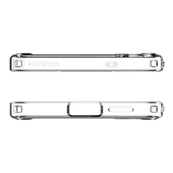 Carcasa Spigen pentru Samsung Galaxy S25+ Plus, Ultra Hybrid, transparentă + sticlă temperată 9H