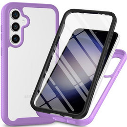 Carcasă pentru Samsung Galaxy S24, Shockproof, cu folie, violet