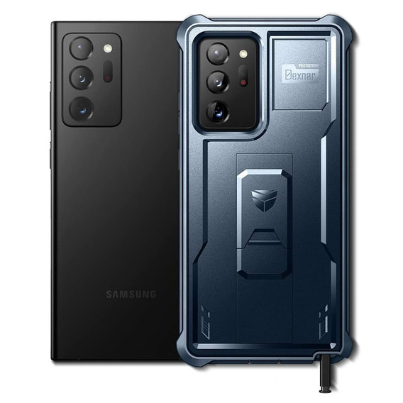 Husă blindată pentru Samsung Galaxy Note 20 Ultra, Dexnor Full Body, albastru