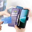 Cu clapetă pentru Xiaomi Redmi 15C 4G/LTE, Butterfly, violet
