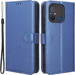 Cu clapetă pentru Xiaomi Redmi 12C, Wallet, Smart Magnet, albastru