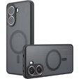 Husă pentru Xiaomi Poco X7 Pro 5G, pentru MagSafe, ERBORD Matt Case, negru