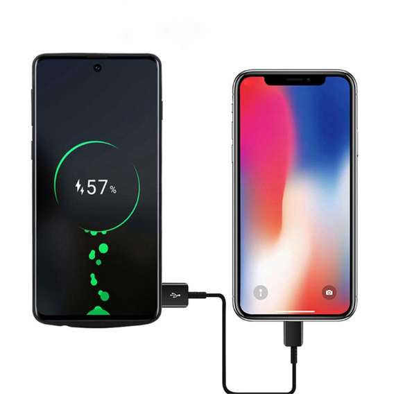 Husă cu baterie de 4800mAh pentru Samsung Galaxy S22, negru