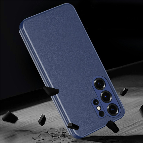 Husă din piele cu fereastră Smart View pentru Samsung Galaxy S26 Ultra