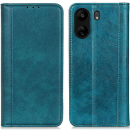 Huse pentru Xiaomi Redmi 13C / Poco C65, Wallet Litchi Leather, verde