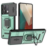 Husă pentru Xiaomi Redmi Note 13 5G, KickStand Camera Lens, verde