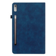 Huse pentru Lenovo Tab P11 Pro Gen 2, Wallet Pen Slot, albastru