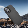 Husă pentru iPhone 16, Aramid Fiber Cover, negru