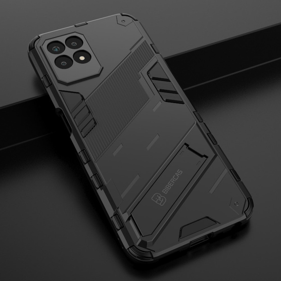 Husa pentru Realme 8i, Military kickstand, albastru