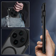 Husă pentru Oppo Find X8 Pro, pentru MagSafe, ERBORD Matt Case, negru