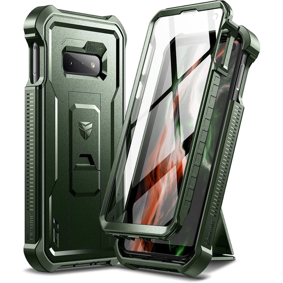 Husă blindată pentru Samsung Galaxy S10e, Dexnor Full Body, verde