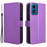 Cu clapetă pentru Motorola Moto G24 / G24 Power / G04, Wallet Smart Magnet, violet