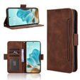 Cu clapetă pentru Motorola Edge 60 / 60 Fusion, Card Slot, maro