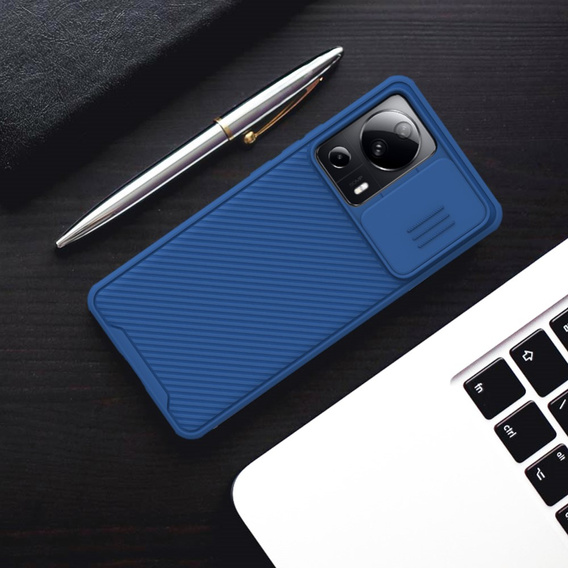 Carcasă blindată Nillkin pentru Xiaomi 13 Lite, CamShield Pro, albastru