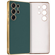 Huse pentru Samsung Galaxy S25 Ultra, GKK Leather, verde