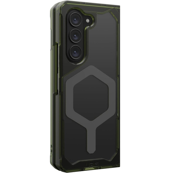 Urban Armor Gear Huse pentru Galaxy Z Fold 5 5G, Plyo MagSafe, transparent / verde
