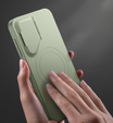Husă pentru Samsung Galaxy S25+ Plus, Suritch Shockproof, pentru MagSafe, verde