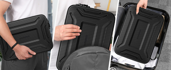 ERBORD Husă de protecție Hard Shell pentru laptop de 14 inchi