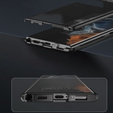 Carcasa Magnetic Dual Glass MagSafe pentru Samsung Galaxy S24 Ultra, negru