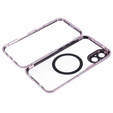 Carcasa Magnetic Dual Glass MagSafe pentru iPhone 16, roz rose gold