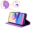 Cu clapetă pentru Xiaomi Redmi Note 13 5G, Wallet Smart Magnet, violet