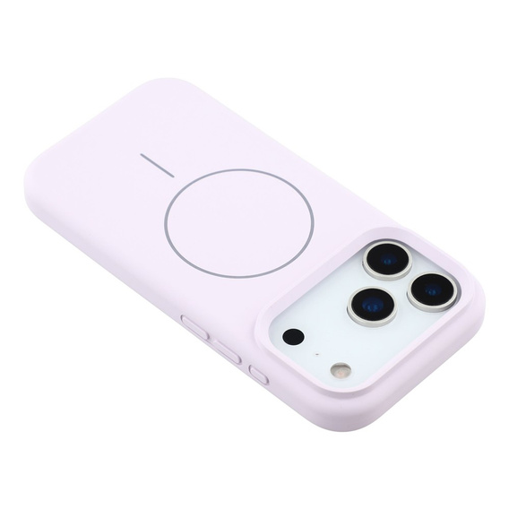 Manșon din silicon pentru iPhone 17 Pro, pentru MagSafe, antișoc, violet