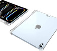 Husă pentru iPad Air 13" 2025/2024 (7/6 gen.), silicon, transparentă