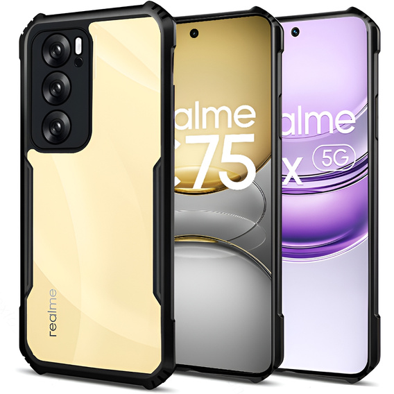 Huse pentru Realme 14X / Realme C75, AntiDrop Hybrid, negru