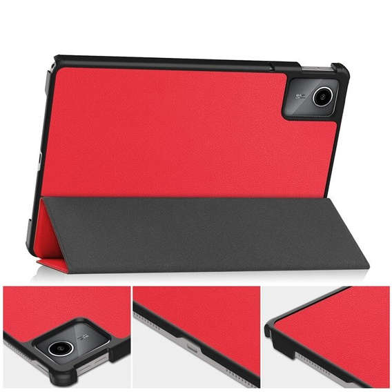 Husă pentru Lenovo Tab M11, Smartcase, roșu