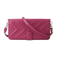 Carcasă cu clapetă pentru Oppo Reno 13 Pro 5G, Crossbody Leather Wallet, maroon