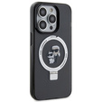 Suport pentru inel Karl Lagerfeld Husa MagSafe Karl & Choupette pentru iPhone 15 Pro