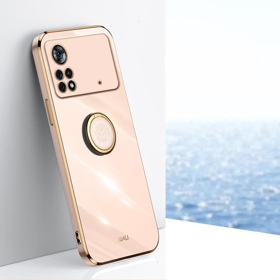 Huse pentru Xiaomi Redmi Note 12 Pro 4G, Electro Ring, roz