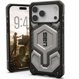 Carcasă Urban Armor Gear pentru iPhone 17 Pro Max, Monarch Pro Kevlar MagSafe, Titan