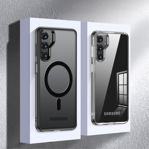 Husă pentru Samsung Galaxy A35 5G, Fusion Hybrid Case, pentru MagSafe, negru