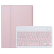 Carcasă cu tastatură bluetooth pentru Xiaomi Pad 7 / Xiaomi Pad 7 Pro, roz