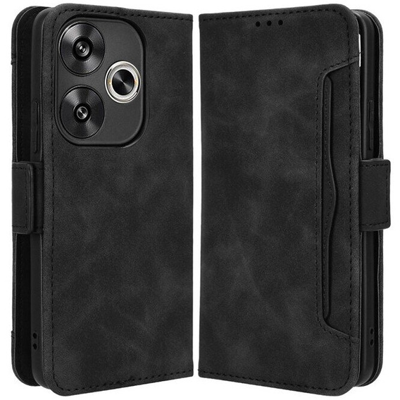 Cu clapetă pentru Xiaomi Poco F6, Card Slot, negru