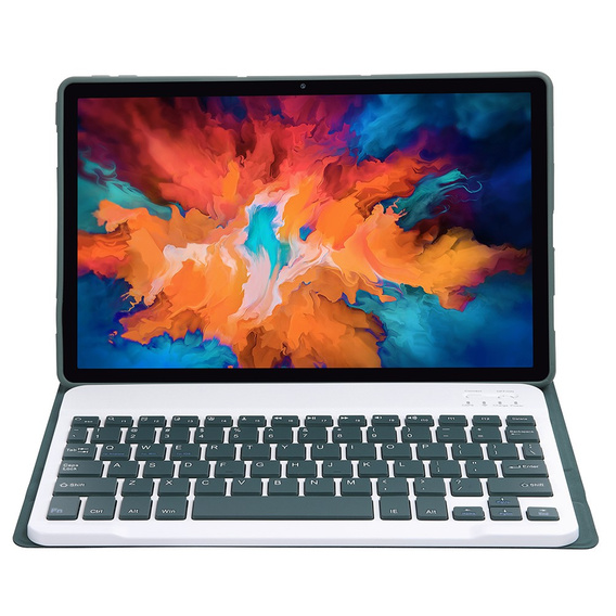 Carcasă + tastatură Lenovo Tab P11 J606F / P11 5G J607Z, verde închis
