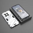 Husa pentru OnePlus 12 5G, Military kickstand, alb