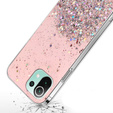 Huse pentru Xiaomi Mi 11 Lite / Mi 11 Lite 5G / 11 Lite 5G NE, Glittery, roz