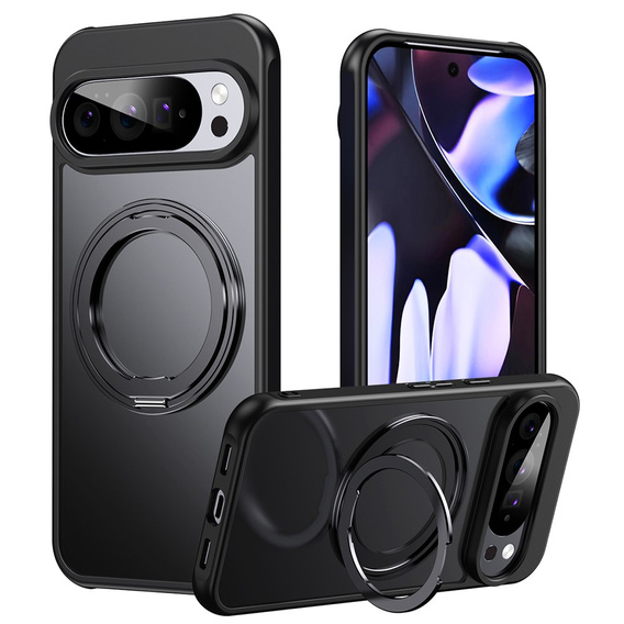 Husă pentru Google Pixel 10 Pro XL , pentru MagSafe, cu suport, negru