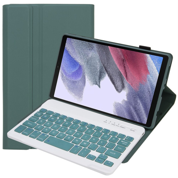 Carcasă + tastatură Samsung Galaxy Tab A7 Lite 8.7 T220 / 225, verde