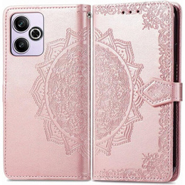 Cu clapetă pentru Xiaomi Redmi 13, Mandala, roz