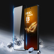 Sticlă temperată pentru ASUS ROG Phone 8 Pro, Dux Ducis ecran complet, cadru negru