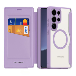 Dux Ducis Huse pentru Samsung Galaxy S25 Ultra, Skin X Pro, MagSafe, violet