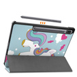 Husă pentru Samsung Galaxy Tab S9 Plus, Smartcase, unicorn