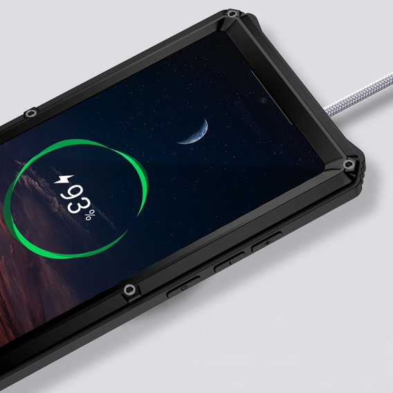 Husă blindată pentru Samsung Galaxy S25 Ultra, R-JUST, negru